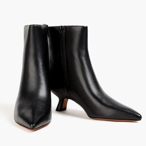 Vince Billy Pointed Toe Leather Ankle Boots 9